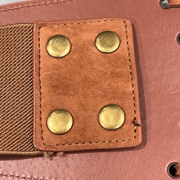 New York & Company Lace-Up Corset Belt — M/L — Stretch - Picture 7 of 9